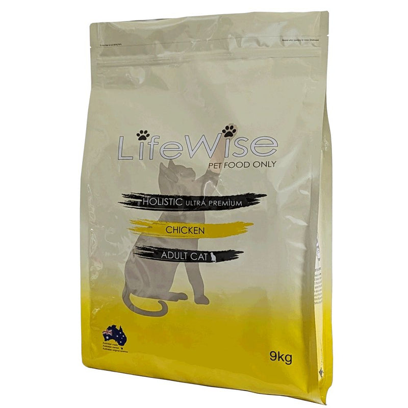 Lifewise Chicken with Rice Dry Cat Food 9kg-Habitat Pet Supplies