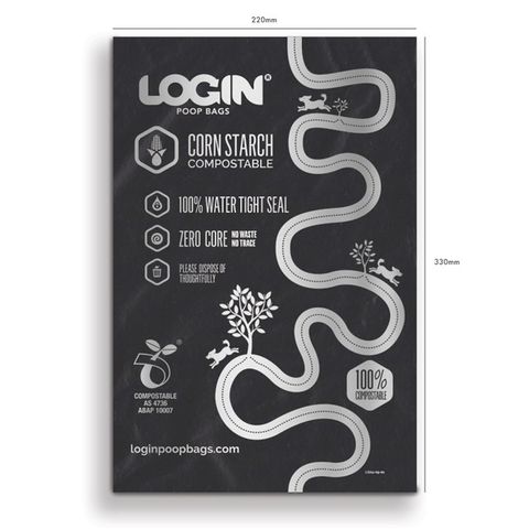 Login Compostable Dog Poop Bags 1 Pack