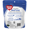 Love Em Air Dried Beef Liver Dog Treats 200g x 4 ^._.^