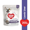 Love Em Air Dried Lamb Liver Dog Treats 200g ^._.^