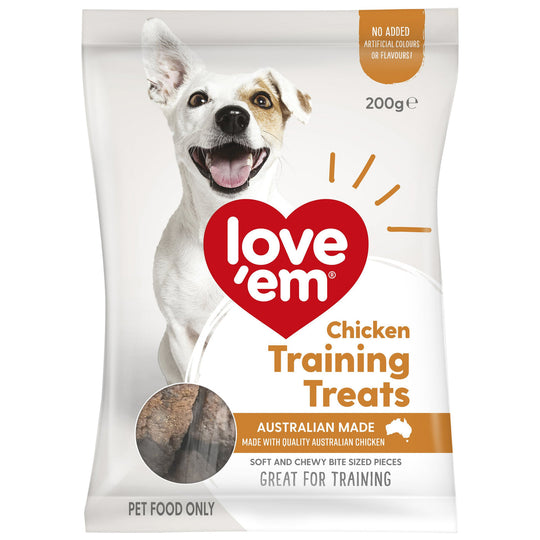 Love Em Chicken Mini Dog Treats 200g x 5