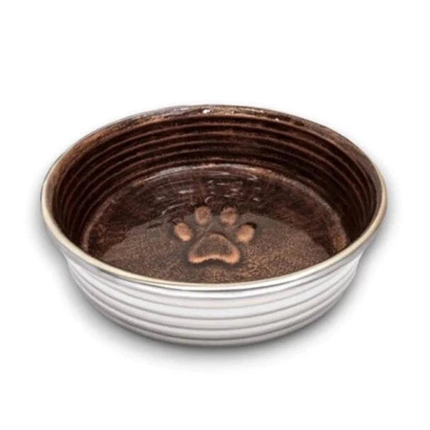 Loving Pets Le Bol Dog Bowl Chocolate Brown Extra Small :->>-Habitat Pet Supplies