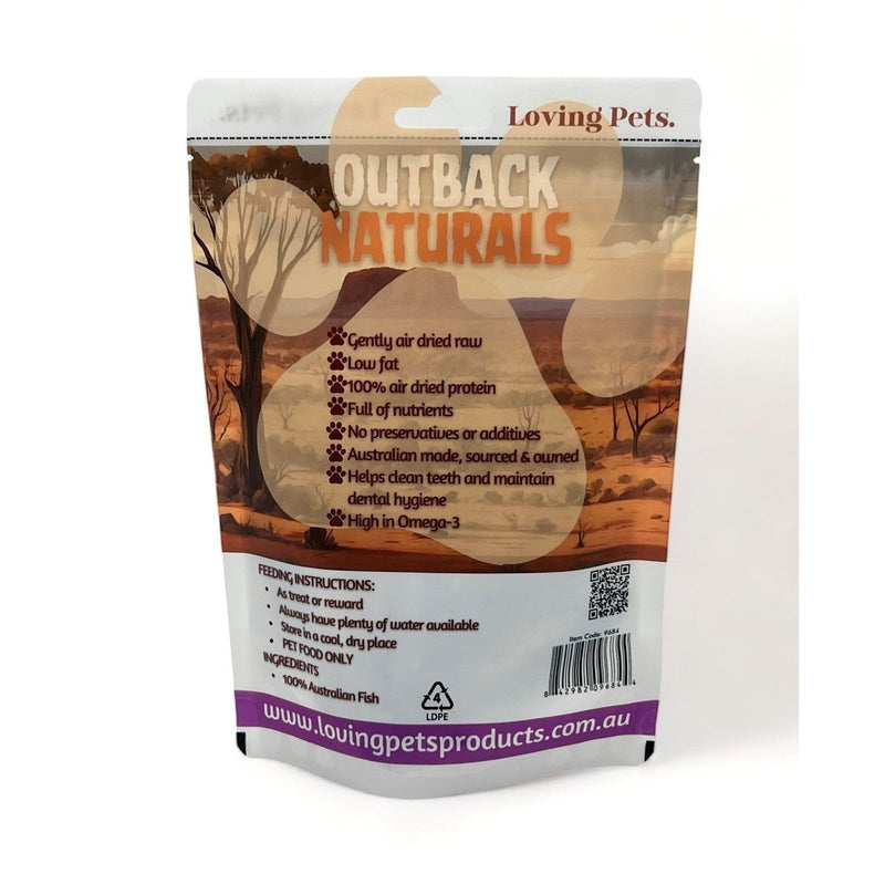 Loving Pets Outback Naturals Whole Little Fish Cat Treats 80g