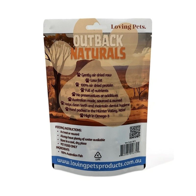 Loving Pets Outback Naturals Whole Little Fish Dog Treats 80g (+_+)