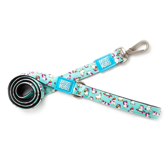 Max & Molly Unicorn Dog Lead Large