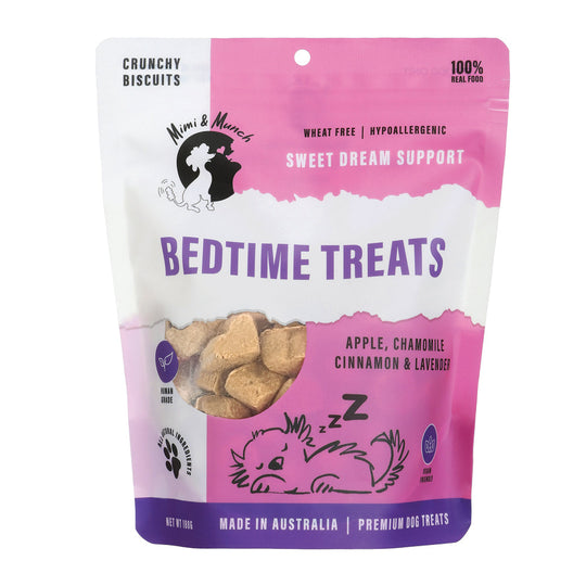 Mimi and Munch Wheat Free Bedtime Regular Dog Biscuit Treats 180g