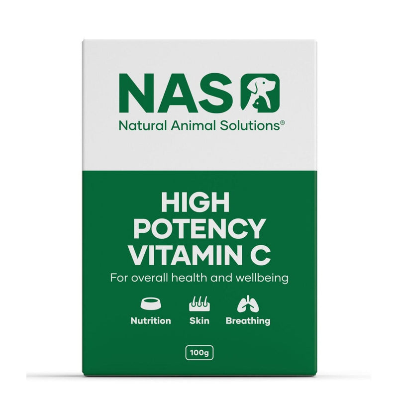 Natural Animal Solutions High Potency Vitamin C Supplement for Dogs and Cats 100g-Habitat Pet Supplies