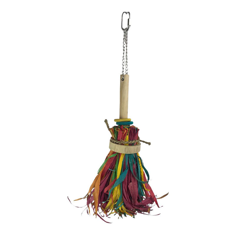 Ninos Java Broomstick Toy for Birds-Habitat Pet Supplies