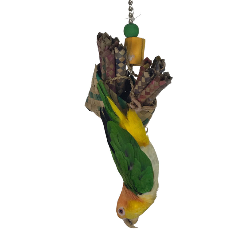 Ninos Java Foot Toy Fries for Birds-Habitat Pet Supplies