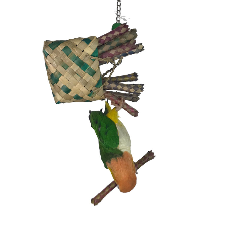 Ninos Java Foot Toy Fries for Birds-Habitat Pet Supplies