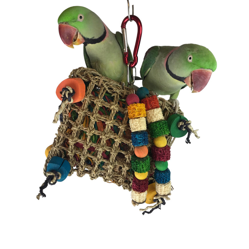 Ninos Java Forage Square Toy for Birds-Habitat Pet Supplies
