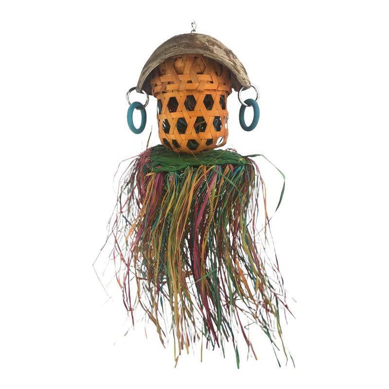 Ninos Java Hula Girl Shredding Toy for Birds