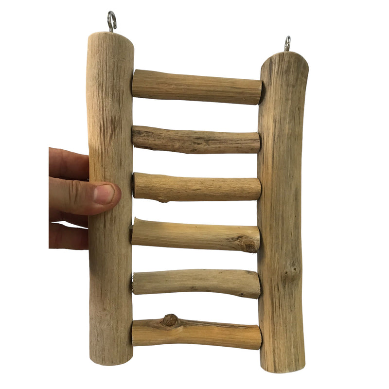 Ninos Java Natural Ladder for Birds Small-Habitat Pet Supplies