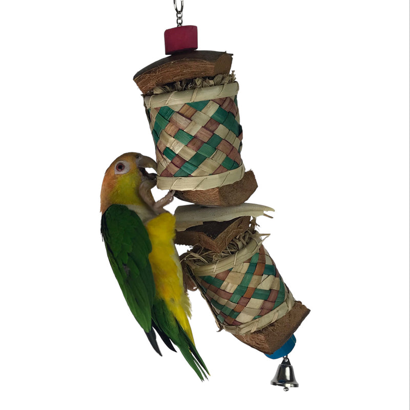 Ninos Java Tom Tom Foraging Toy for Birds Large