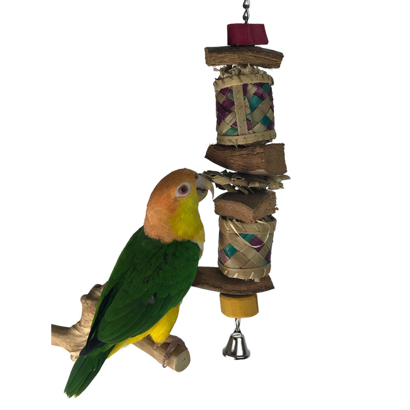 Ninos Java Tom Tom Foraging Toy for Birds Large