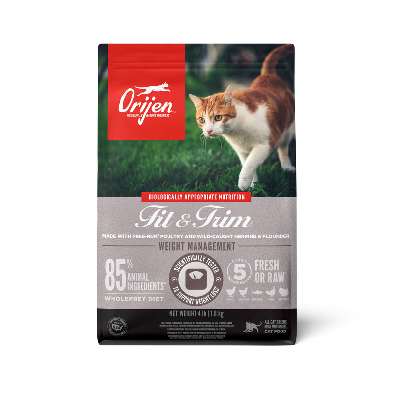ORIJEN Fit and Trim Biologically Appropriate Dry Cat Food 1.8kg
