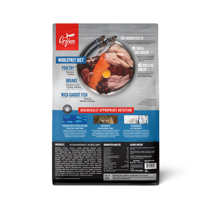 ORIJEN Original Biologically Appropriate Dry Dog Food 2kg ^._.^