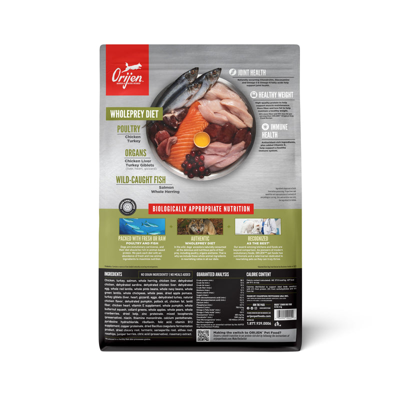 ORIJEN Senior Biologically Appropriate Dry Dog Food 2kg