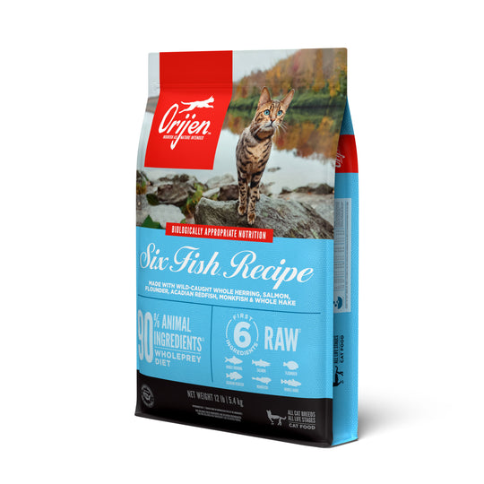 ORIJEN Six Fish Biologically Appropriate Dry Cat Food 5.4kg