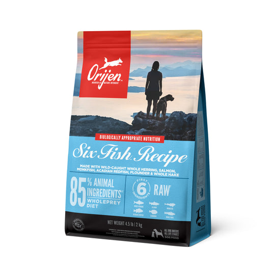 ORIJEN Six Fish Biologically Appropriate Dry Dog Food 2kg ^._.^