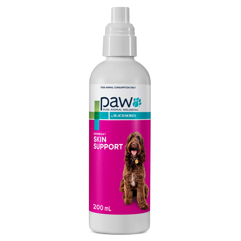 PAW by Blackmores Dermega Skin Support Fish Oil for Dogs (200ml)-Habitat Pet Supplies