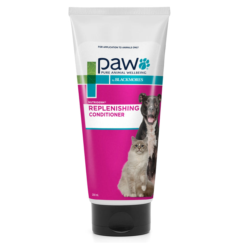 PAW by Blackmores NutriDerm Replenishing Conditioner for Dogs and Cats 200ml-Habitat Pet Supplies