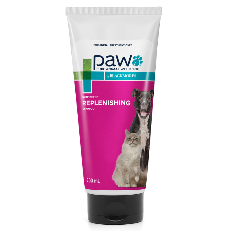 PAW by Blackmores NutriDerm Replenishing Shampoo for Dogs and Cats 200ml-Habitat Pet Supplies
