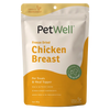 PetWell Freeze Dried Chicken Breast Treats for Dogs and Cats 80g-Habitat Pet Supplies
