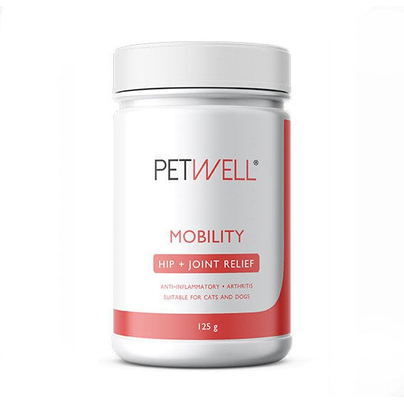 PetWell Mobility Natural Hip and Joint Supplement for Dogs and Cats 125g-Habitat Pet Supplies