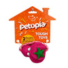 Petopia Tough Reef Octopus with Rope Large Rubber Dog Toy Assorted Colours-Habitat Pet Supplies