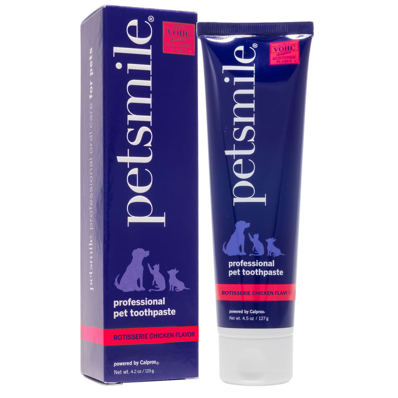 Petsmile Rotisserie Chicken Flavoured Professtional Toothpaste for Dogs and Cats 4.2oz/119g-Habitat Pet Supplies