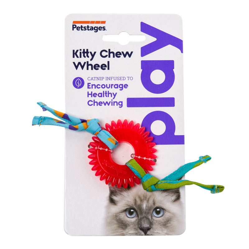 Petstages Catnip Kitty Chew Wheel for Cats-Habitat Pet Supplies