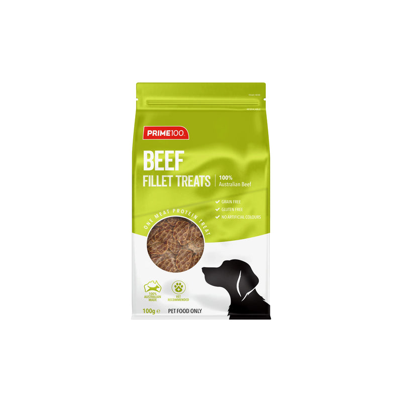 Prime 100 Dog SPT Beef Fillet Treats 100g