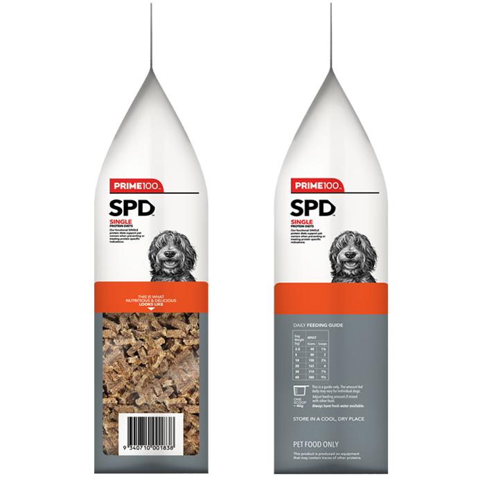 Prime 100 SPD Air Kangaroo and Pumpkin Dog Food 2.2kg