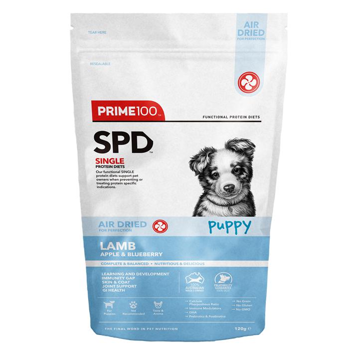 Prime 100 SPD Air Lamb, Apple and Blueberry Puppy Food 120g-Habitat Pet Supplies