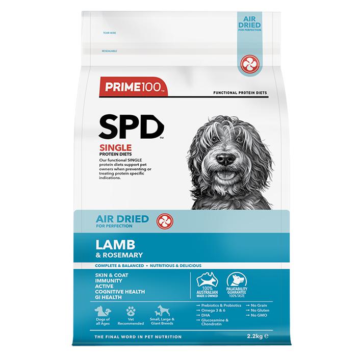 Prime 100 SPD Air Lamb and Rosemary Dog Food 2.2kg-Habitat Pet Supplies