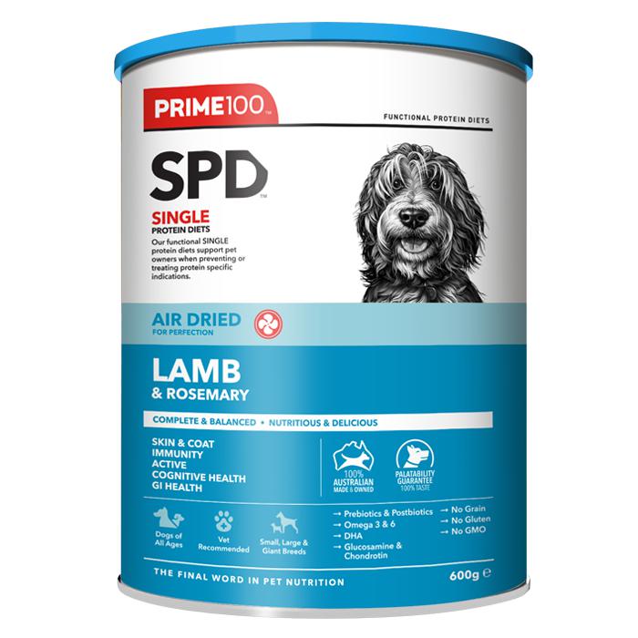 Prime 100 SPD Air Lamb and Rosemary Dog Food 600g-Habitat Pet Supplies
