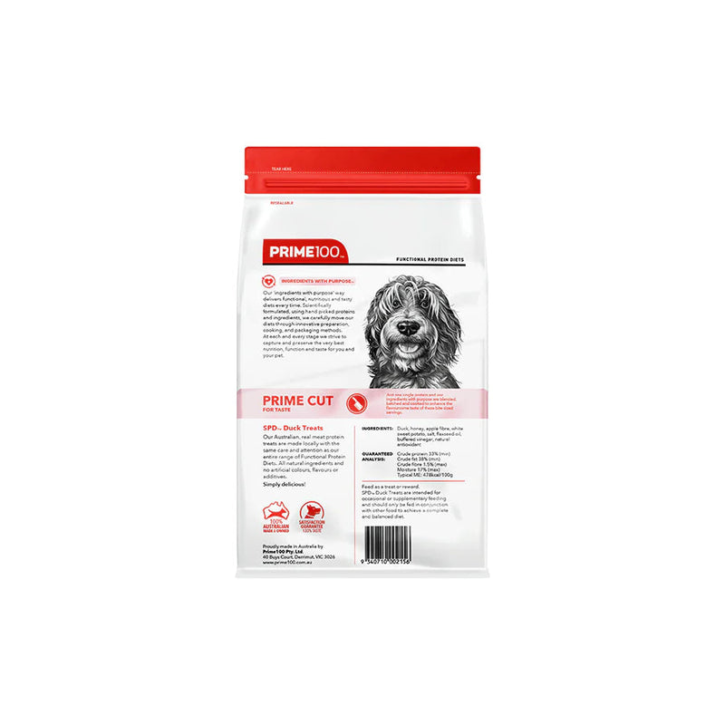 Prime 100 SPD Prime Cut Duck Single Protein Dog Treats 100g***