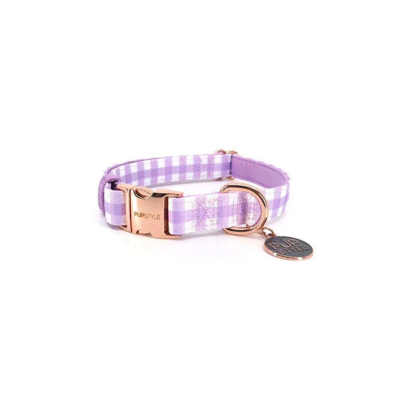 Pupstyle Suburban Berry Milkshake Dog Collar Extra Small-Habitat Pet Supplies