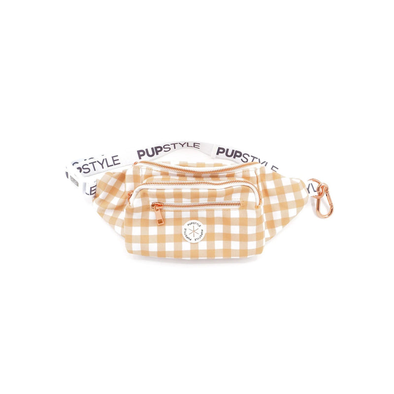 Pupstyle Suburban Collection Crème Brulee Parent Bum Bag-Habitat Pet Supplies