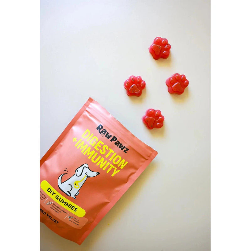 Raw Pawz DIY Gummies Red Velvet Dog Treats 90g
