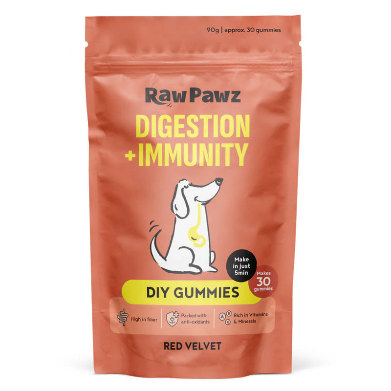 Raw Pawz DIY Gummies Red Velvet Dog Treats 90g-Habitat Pet Supplies