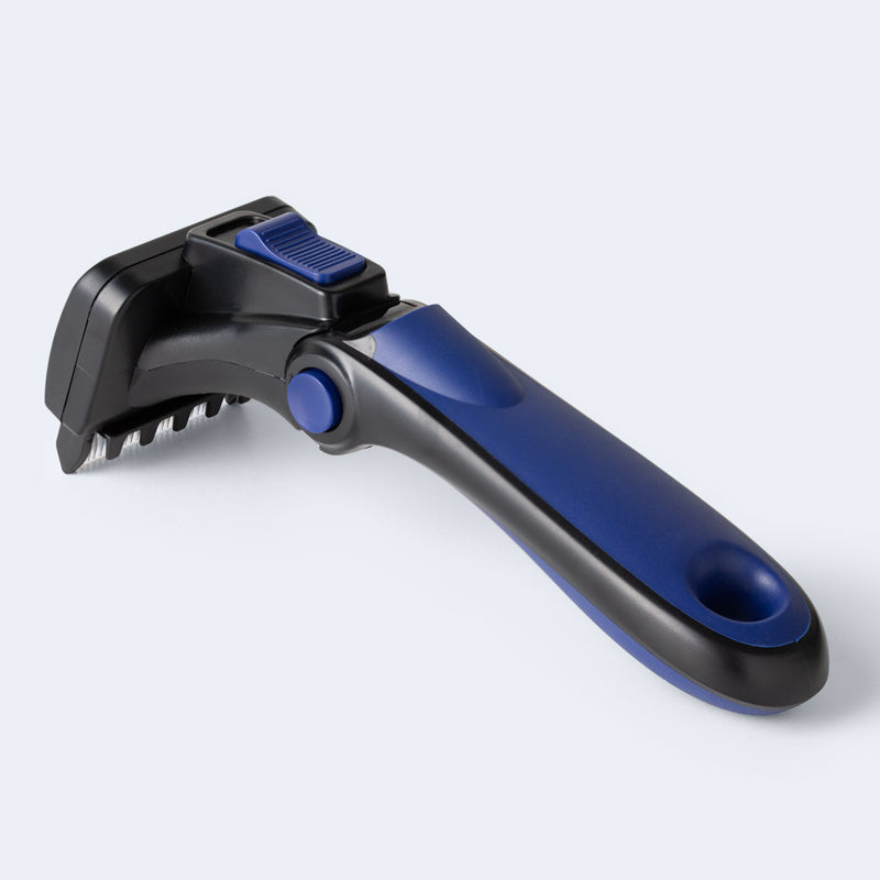 Refuresh Long Hair Dog Deshedding Tool Blue Small