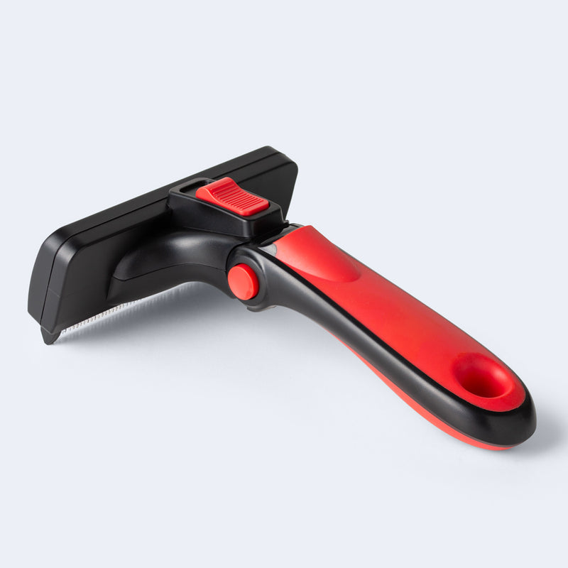 Refuresh Short and Medium Hair Dog Deshedding Tool Red Large