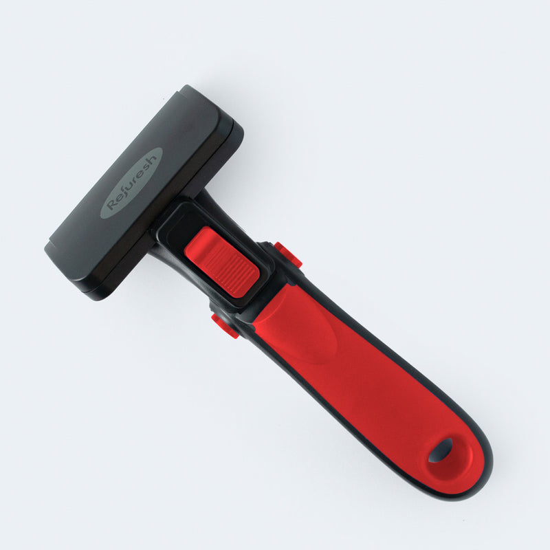 Refuresh Short and Medium Hair Dog Deshedding Tool Red Medium