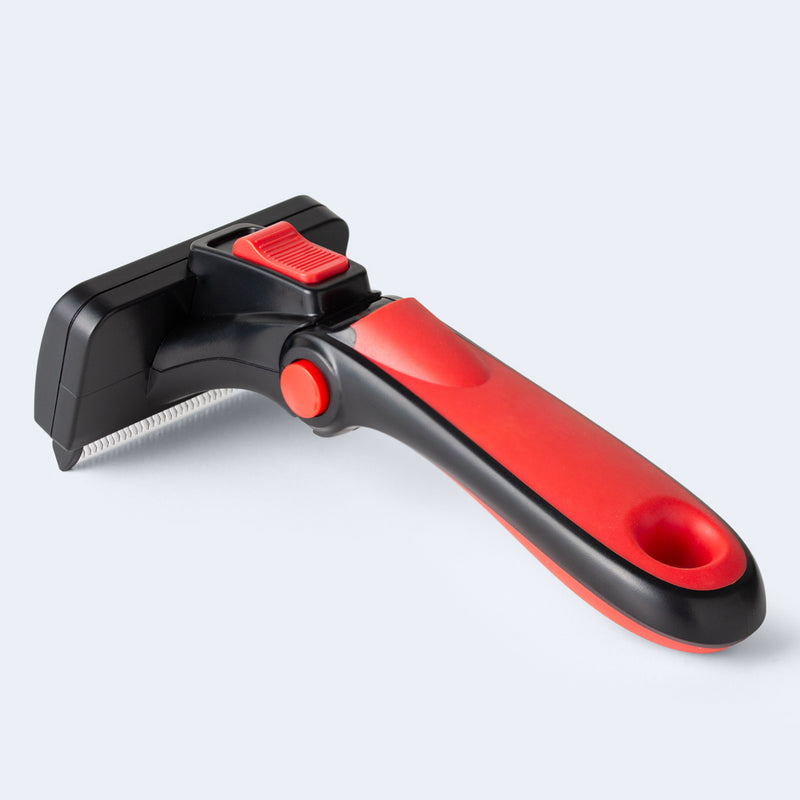 Refuresh Short and Medium Hair Dog Deshedding Tool Red Medium