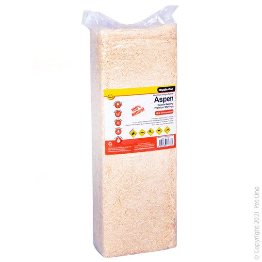 Reptile One Aspen Bedding For Reptiles 1kg 15.5l