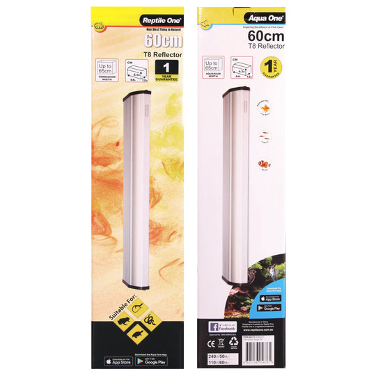 Reptile One Light Reflector Single T8 18W 60cm