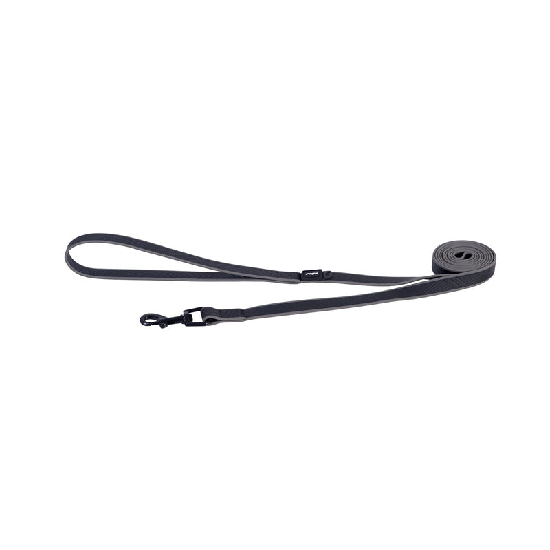 Rogz Classic Amphibian Black Dog Lead Medium (+_+)-Habitat Pet Supplies