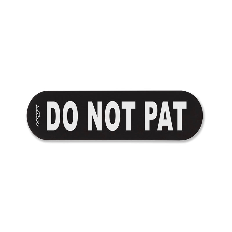 Rogz Pre-Made Badge Do Not Pat Lge-Habitat Pet Supplies